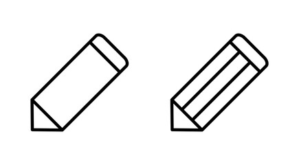 Pencil icon set. pen symbol. edit icon vector