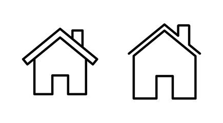 House icon set. Home icon vector