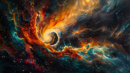 Celestial Abstract Capturing Cosmic Wonders in Stunning Art – A Journey Through the Beauty of the Universe with Mesmerizing Space-Inspired Designs and Ethereal Cosmic Imagery