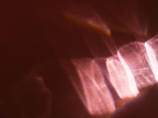 Orange glare in the dark for an abstract minimalist background. 