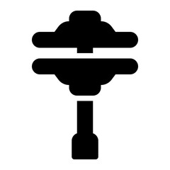 cymbal glyph icon