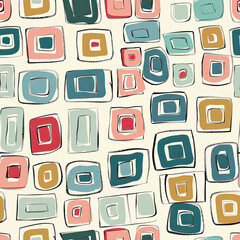 Seamless doodle pattern, colorful with pastel colors, digital paper for printing, graphic design, product designs, stickers and many more.	
