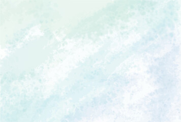 水彩　青　夏　和紙　背景