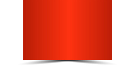 Red paper rectangle and shadow, label, banners, icon