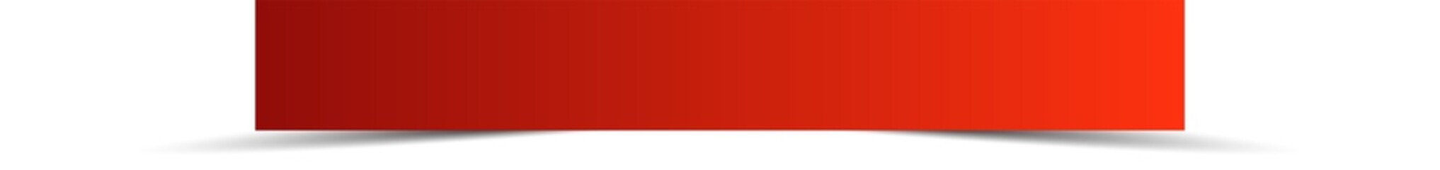 Obraz premium Red paper rectangle and shadow, label, banners, icon