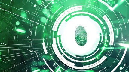 Obraz premium Interface technology, future technology concept