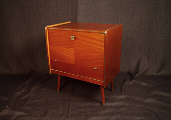 old vintage furniture on a dark background