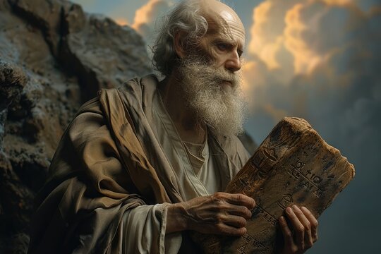 God gave Moses the Ten Commandments on Mount Sinai, a pivotal moment in biblical history, divine revelation and moral guidance to Moses for the human spiritual journey.