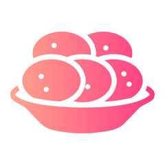 bolinho de bacalhau gradient icon