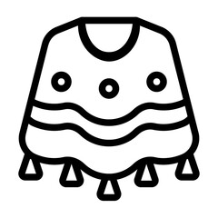 Mexican Icon With Line Style