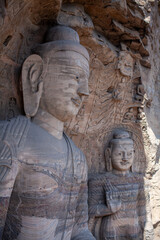 Yungang Grottoes, ancient Chinese Buddhist temple grottoes built during the Northern Wei dynasty near the city of Datong, in the province of Shanxi, China