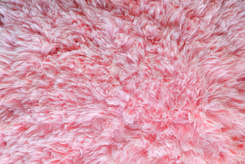 Close-Up of Pink Wool Texture, Abstract Background