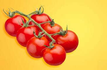 ripe fresh red cherry tomatoes