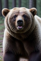 Obraz premium brown bear portrait
