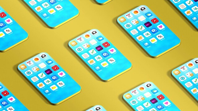 Isometric 3D Phone