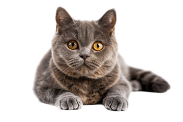 British Shorthair Cat Isolated