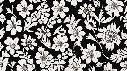 A Seamless Pattern Using Only Black And White