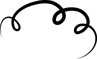 Hand drawn doodle spiral