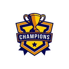 champion logo badge template