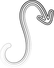 Obraz premium Arrows hand drawn. Sketch doodle style