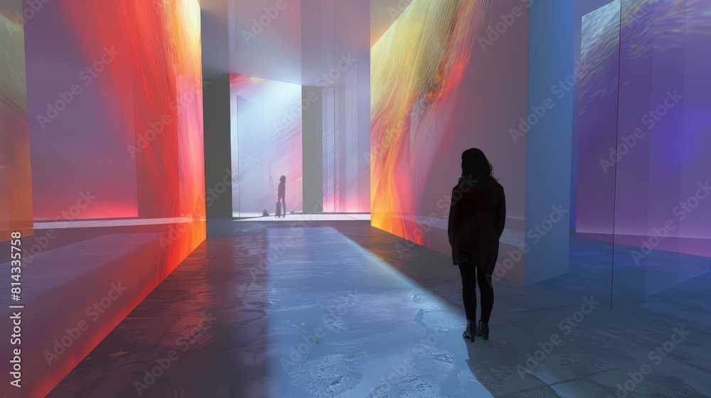 Fototapete as the viewer moves around the 3d image, new perspectives and angles reveal themselves, adding to th