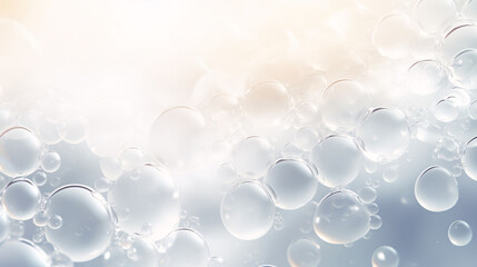 Cell molecule concept, microscopic image of microorganisms in chemistry science concept illustration