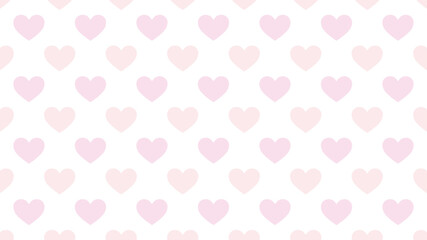 ハート　背景　シンプル　白バックにパステルピンクのハートの形