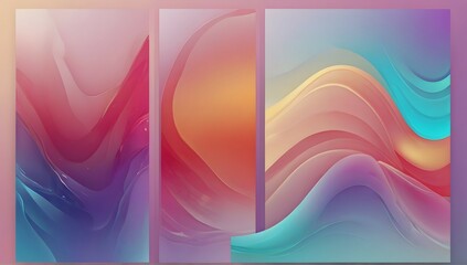 Obraz premium Gradient glassmorphism background