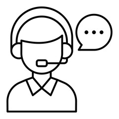 Obraz premium customer service icon