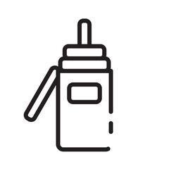 Bottle Spring Nature Line Icon