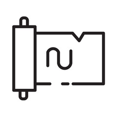 Map Marine Ocean Line Icon