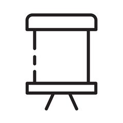 Canvas Painter Painting Line Icon