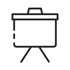 Canvas Noticeboard Painting Line Icon