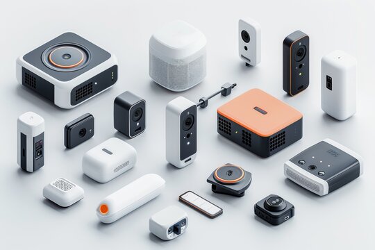 Smart homes utilize high-definition routers for comprehensive security, integrating door monitoring systems with Zigbee technology for enhanced surveillance.