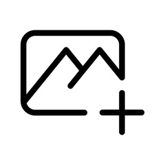 Add Picture Icon Vector Symbol Design Illustration