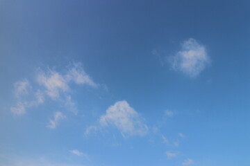 Fototapeta premium Blue sky with cloud. Clearing day and Good weather in the morning.