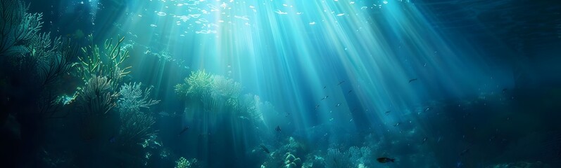 Naklejka premium nature water background wave