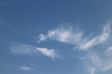 Blue sky background with clouds