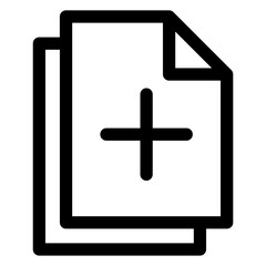 Obraz premium add file icon