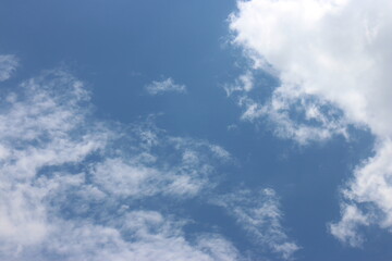 blue sky with clouds
