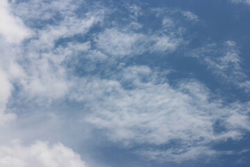 blue sky with clouds