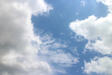 blue sky with clouds