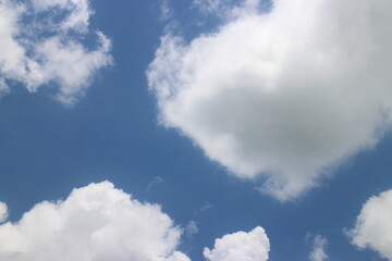 blue sky with clouds