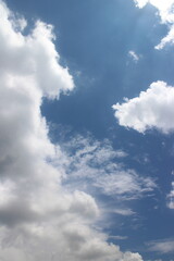 blue sky with clouds