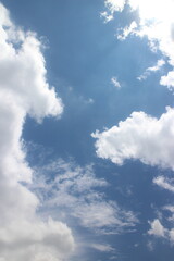 Obraz premium blue sky with clouds
