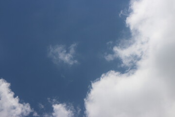 blue sky with clouds