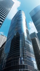 Obraz premium Futuristic Skyscraper City