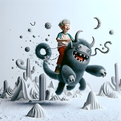 the person and the dragon