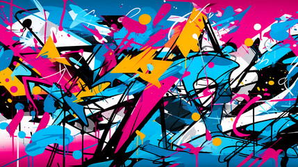 Obraz premium Abstract street art graffiti
