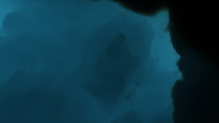 Space background. Nice clean colorful nebula with star field. 3D rendering
